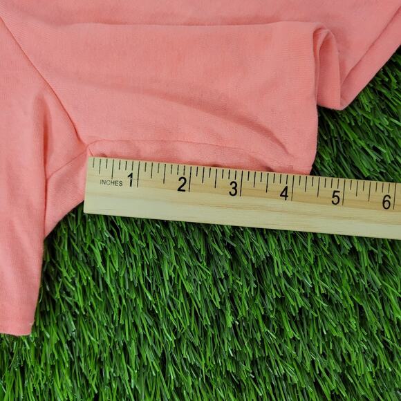 Vintage 80s MOD High-Rise Paperbag Shorts Womens XS/S Peach - Picture 11 of 14